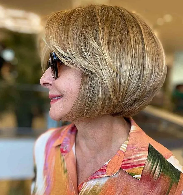 layered bob for fine hair over 60 bob hairstyles for over 60s fine hair