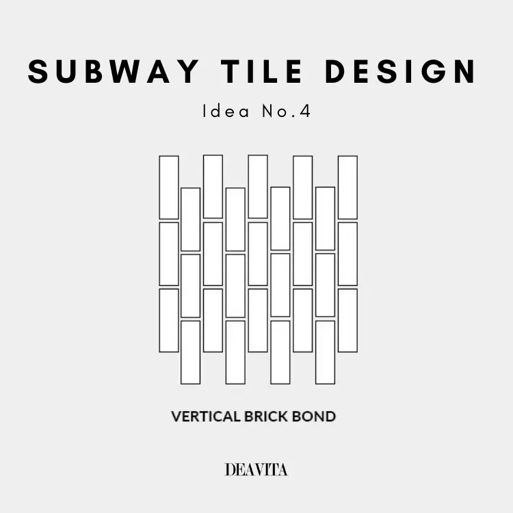layout ideas subway tile design vertical brick bond