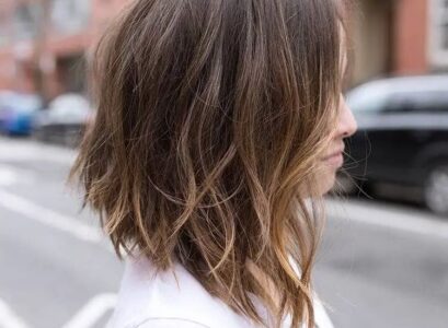 long shaggy bob for fine hair