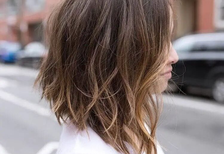 long shaggy bob for fine hair