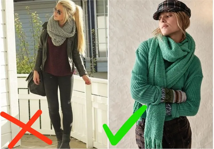 outdated fall fashion trends 2023 infinity scarves