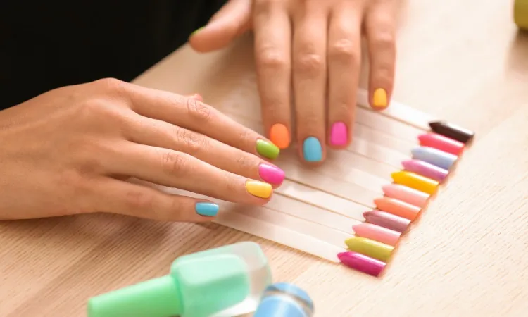 picking nail polish color skin tone simple guide