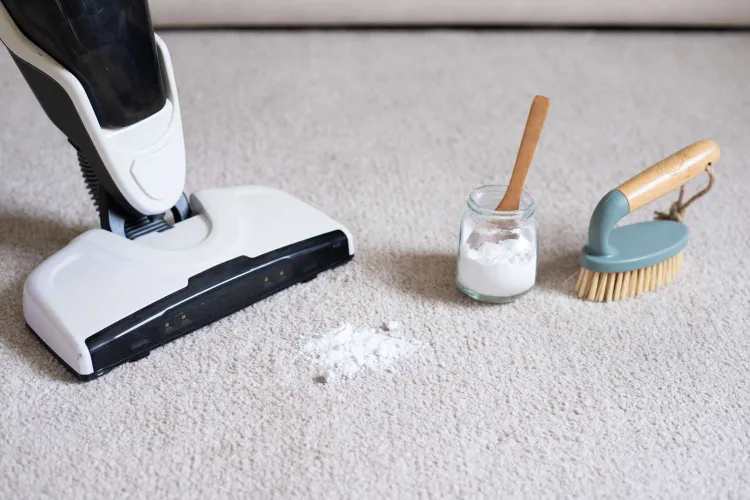 prevent bad smells in vacuum by using baking soda