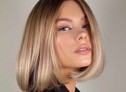 root smudge blond italian bob haircut trendy summer hairstyle 2023