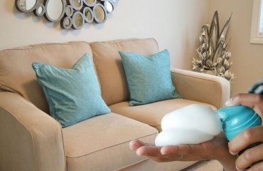 shaving foam to clean sofa cleaning upholstery with shaving cream