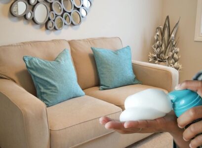 shaving foam to clean sofa cleaning upholstery with shaving cream