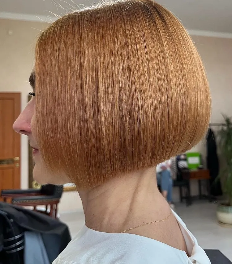 short bubble bob for thick straight hair women haircut trends