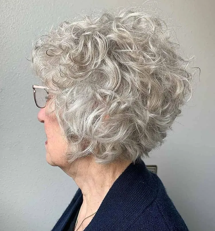 short layered curly bob for women over 60 with fine hair curly layered bob hairstyle
