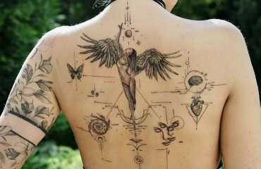 150 Elegant Spine Tattoos For Men  Women