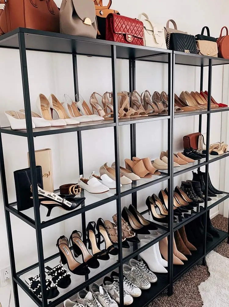 storage ideas for shoes and handbags how to organize a small apartment with no storage