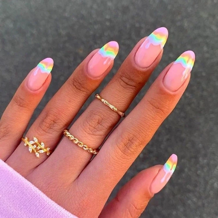 summer pastel nails august nail designs 2023