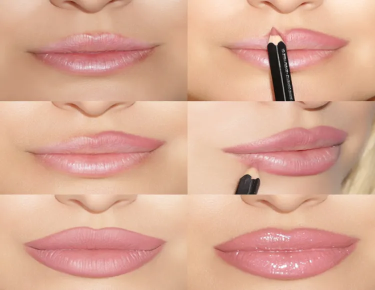 thin lips makeup tricks natural full lips wth lip liner