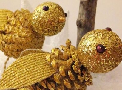 unique fall crafts for adults golden yellowish redish tones