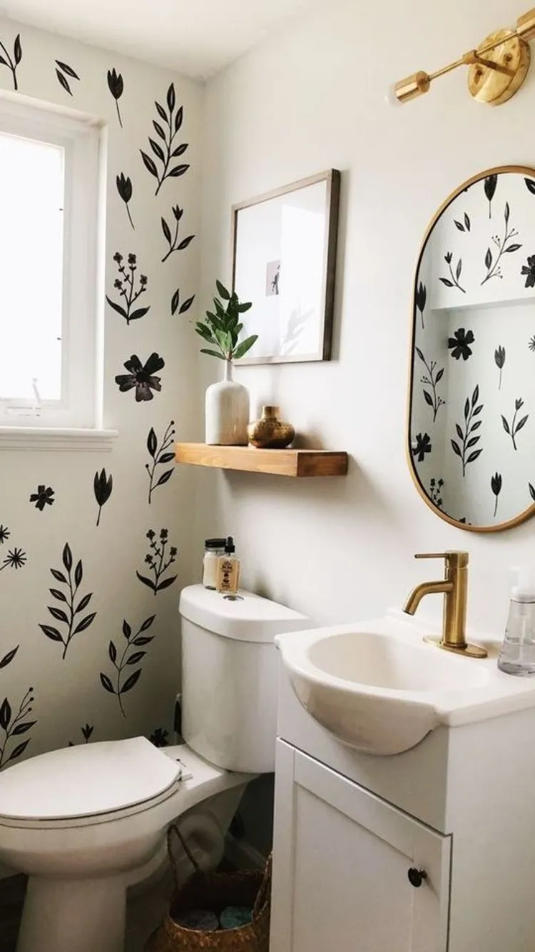 wall waterproof stickers diy bathroom decor ideas on a budget 2023