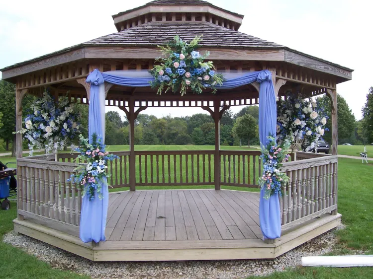 wedding gazebo decoration ideas