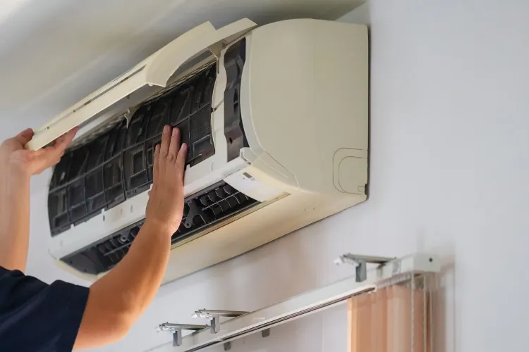 whiten yellowed air conditioner diy hacks easy tips tricks