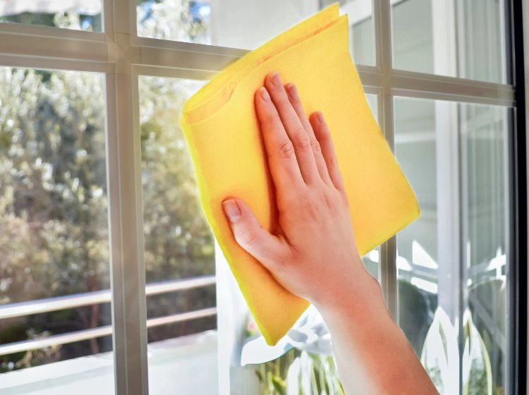windows cleaning microfiber cloth tips