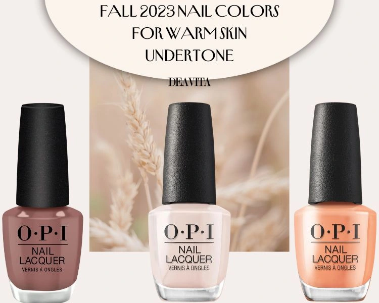 2023 fall nail polish colors for warm skin undertones