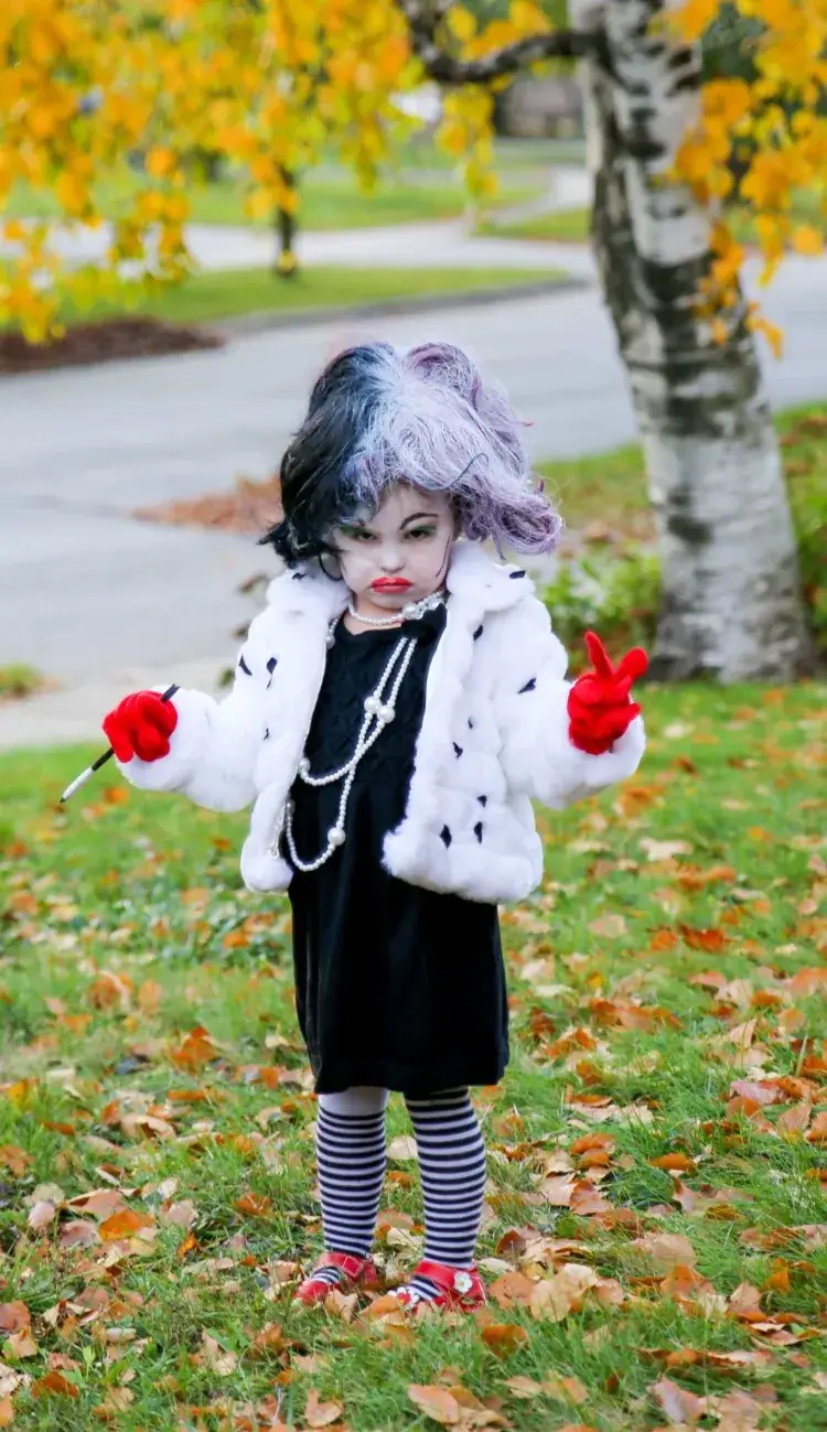 diy halloween costumes for girls cruella de vil