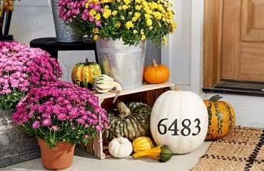 diy outdoor pumpkin decoration simple fall decor ideas