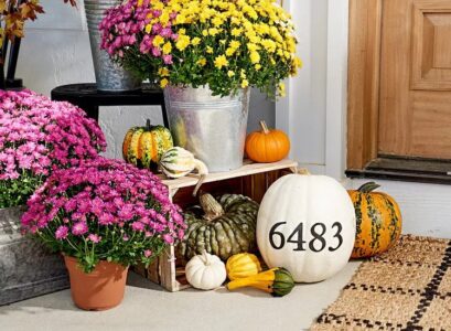diy outdoor pumpkin decoration simple fall decor ideas
