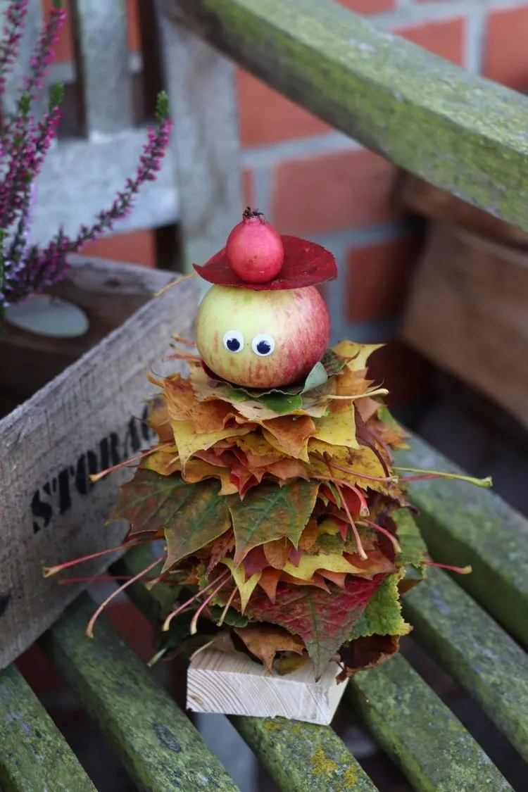 fall crafts for kids diy fall leaf men