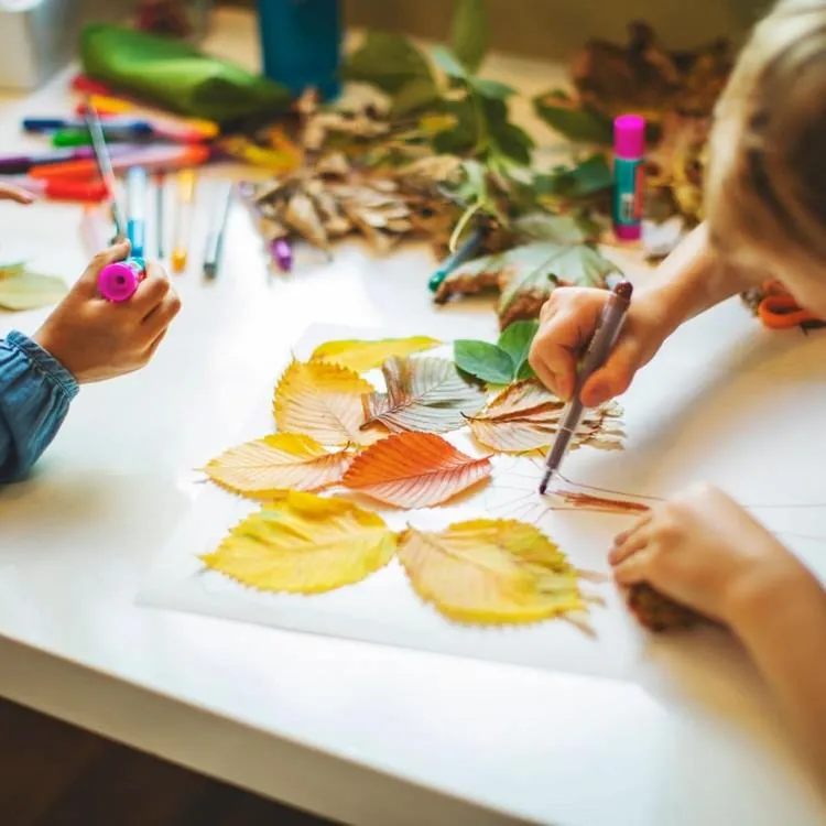 fall leaf crafts for kids easy diy decorating ideas