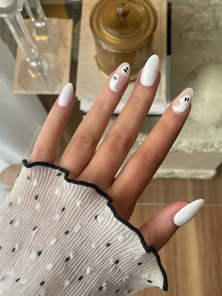 halloween nail designs ghost nails