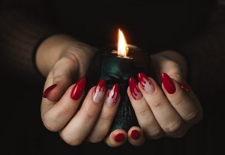 halloween french tip nails 2023 the best ideas to copy