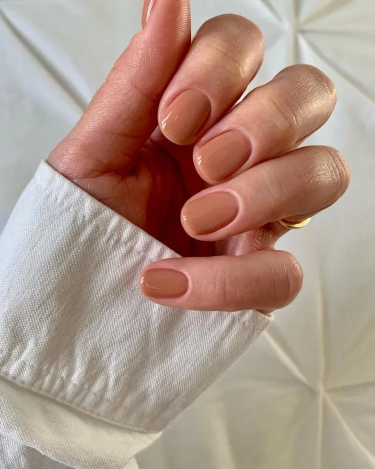 nude september nails trendy manicure ideas