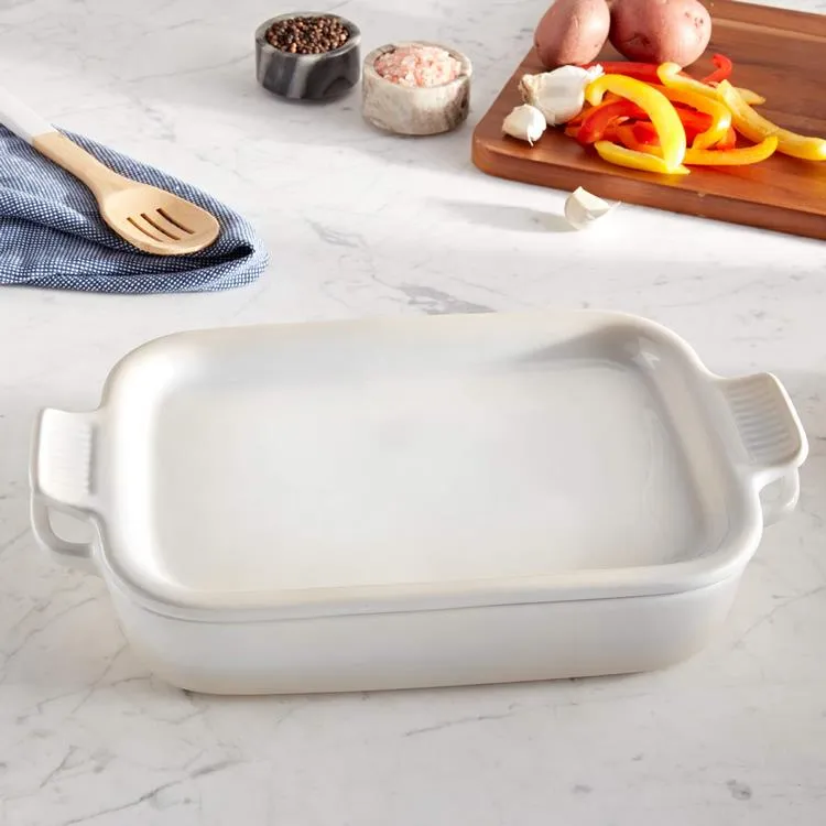 best amazon labor day sales le creuset stoneware rectangular dish with platter lid