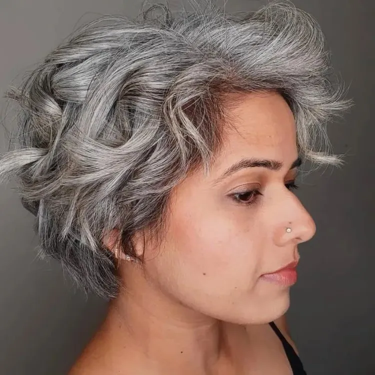 bixie cut for older women modern short hairstyles for grey hair