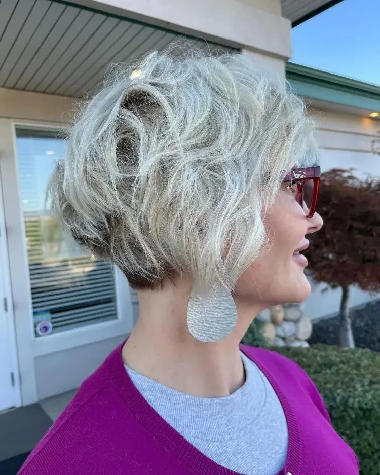 bixie cut from 60 short hairstyles for grey hair