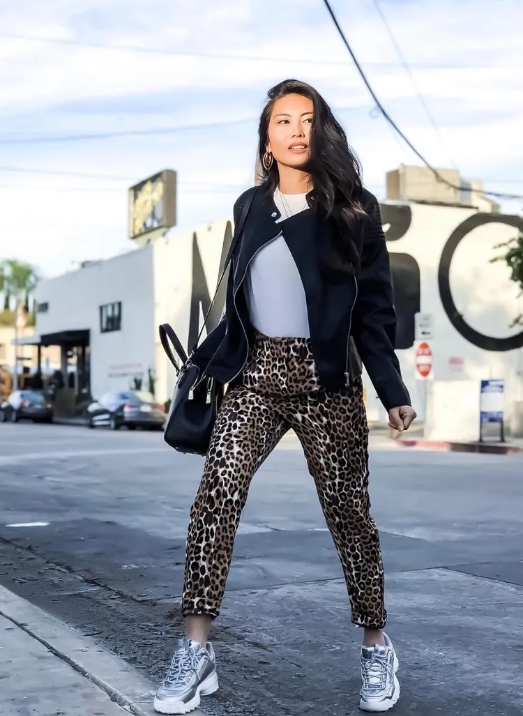 casual leopard print outfits fall 2023 women
