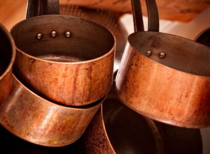 cleaning rusty dirty copper pans homemade remedies