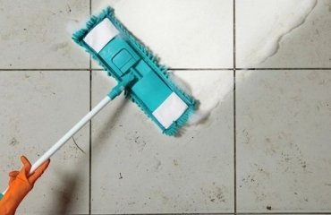 cleaning very dirty floor tiles with home remedies