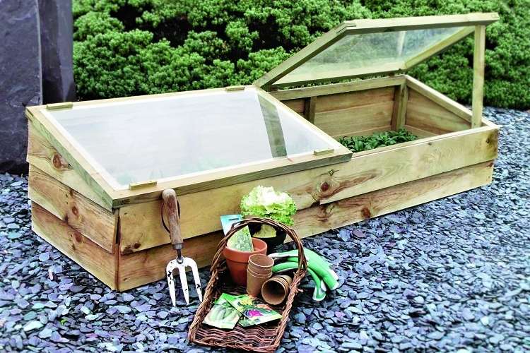 cold frames frost resistant herbs protecting plants
