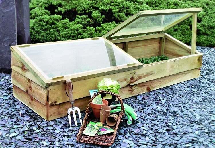 cold frames frost resistant herbs protecting plants