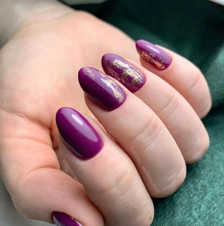 deep plum nail polish for women over 50