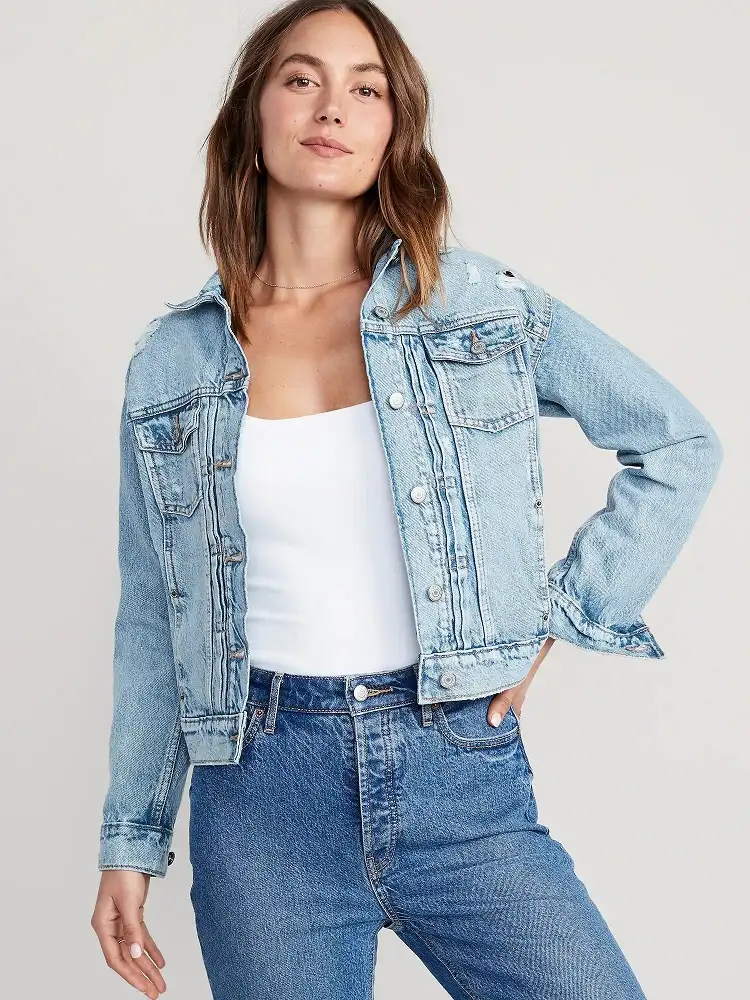 denim jackets are outdated for fall 2023
