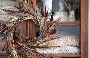 diy decoration with feathers beautiful easy ideas for fall autumn