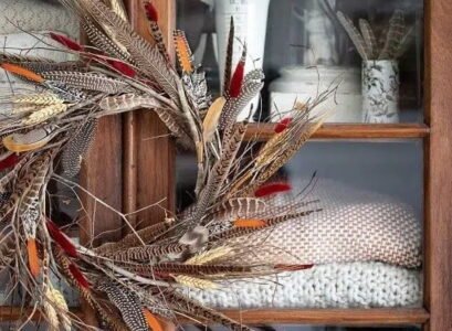 diy decoration with feathers beautiful easy ideas for fall autumn