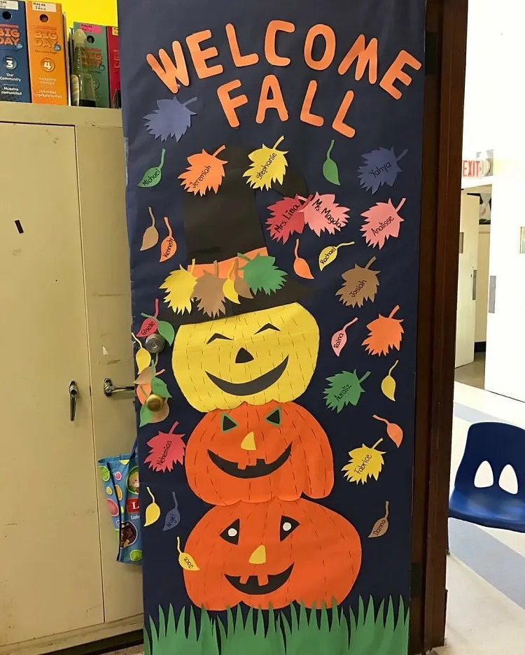 door ideas for fall classroom