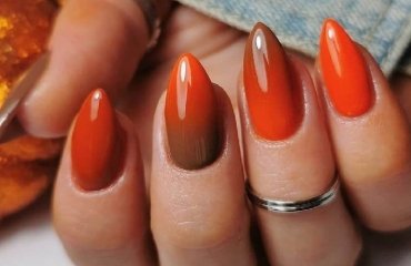 fall ombre nails designs 2023 best fall ombre nails