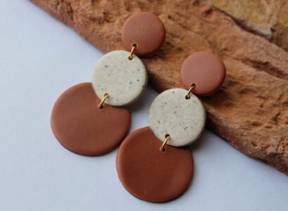 fall polymer clay earrings