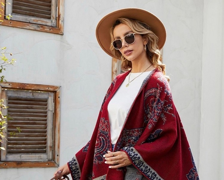fall poncho outfits for women 2023 fashion ideas trends