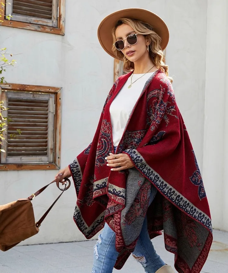 fall poncho outfits for women 2023 fashion ideas trends