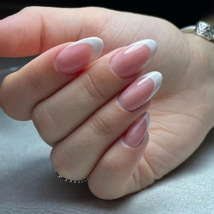 french nails are a popular choice for the office