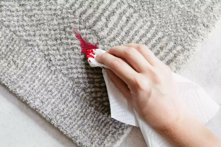 hacks to get paint out of carpet