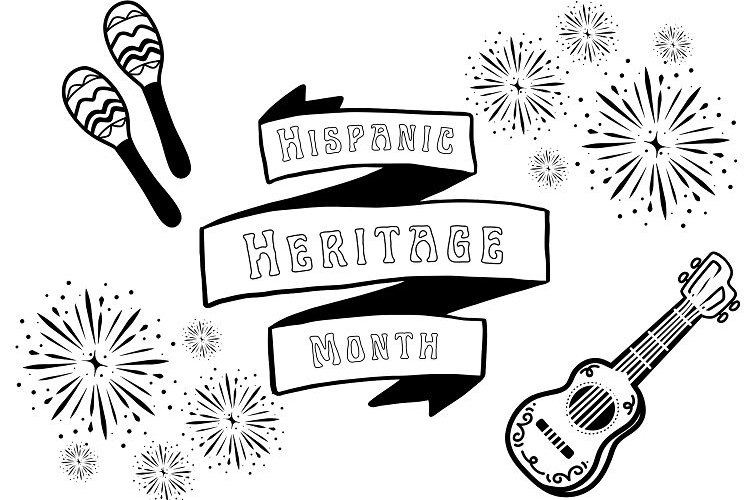 happy hispanic heritage month lettering free coloring pages kids preschool